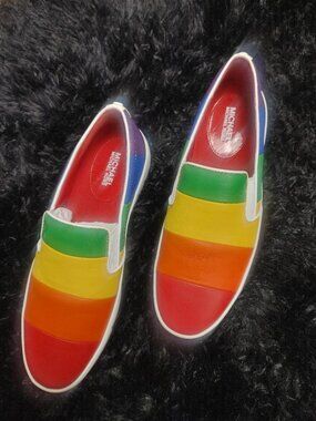 Michael Kors  Dylan Rainbow Slip-on Sneakers Size 9.5